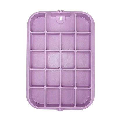 NDS Standard Valve Box Rectangle 14 in. x 19 in. x 12 in.H Purple Box/Purple Lid Overlapping RW