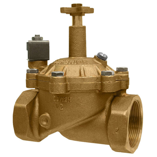 Superior Dirty Water Globe Valve 950 Brass 1 in. w/ Flow Control FIPT x FIPT