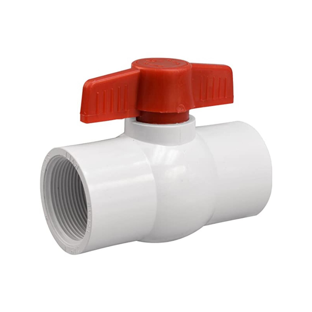 NDS MIP Ball Valve PVC White Slip x Slip 2 in.