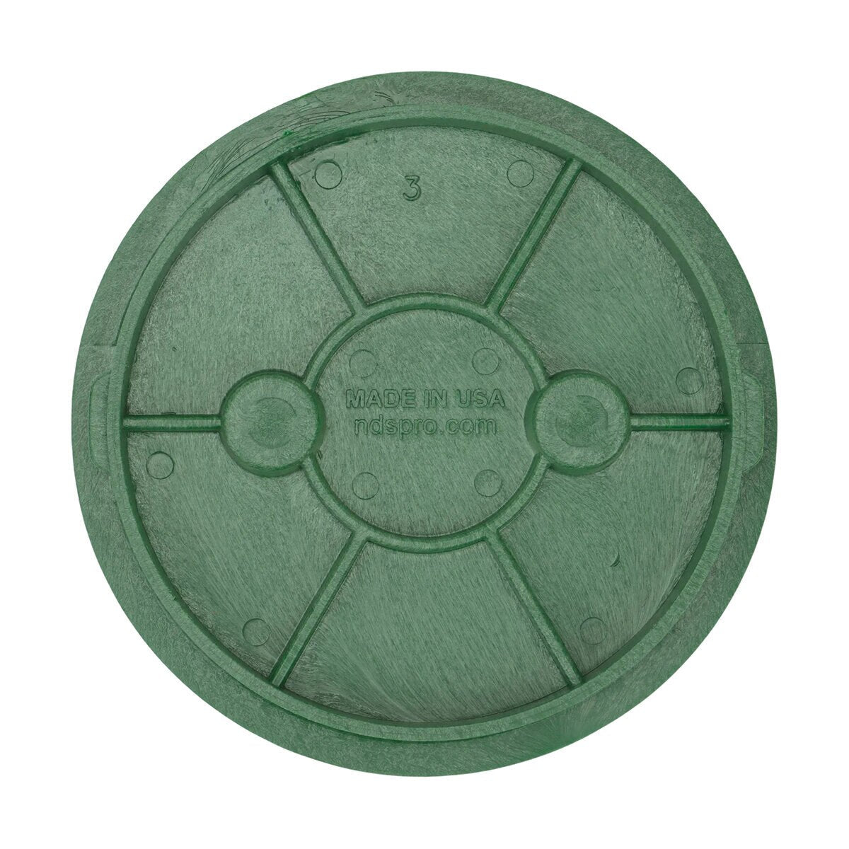 6 in. ROUND GRN BOX/GRN CVR ICV