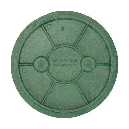 6 in. ROUND GRN BOX/GRN CVR ICV