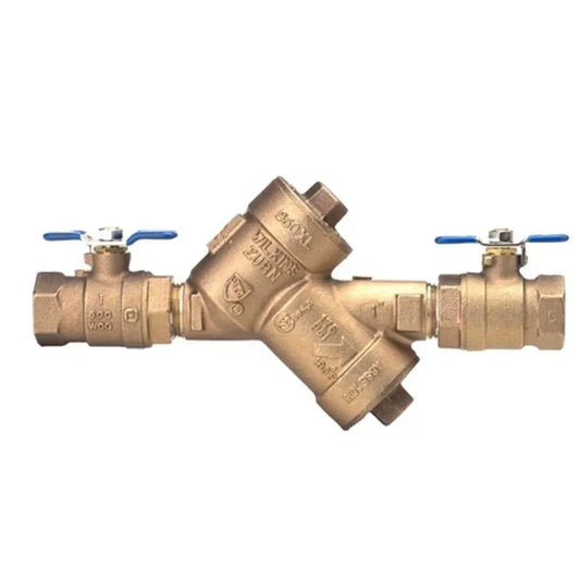 Zurn Wilkins 950 Series Double Check Valve Assemblies – Lead Free Bronze, Top Access Options