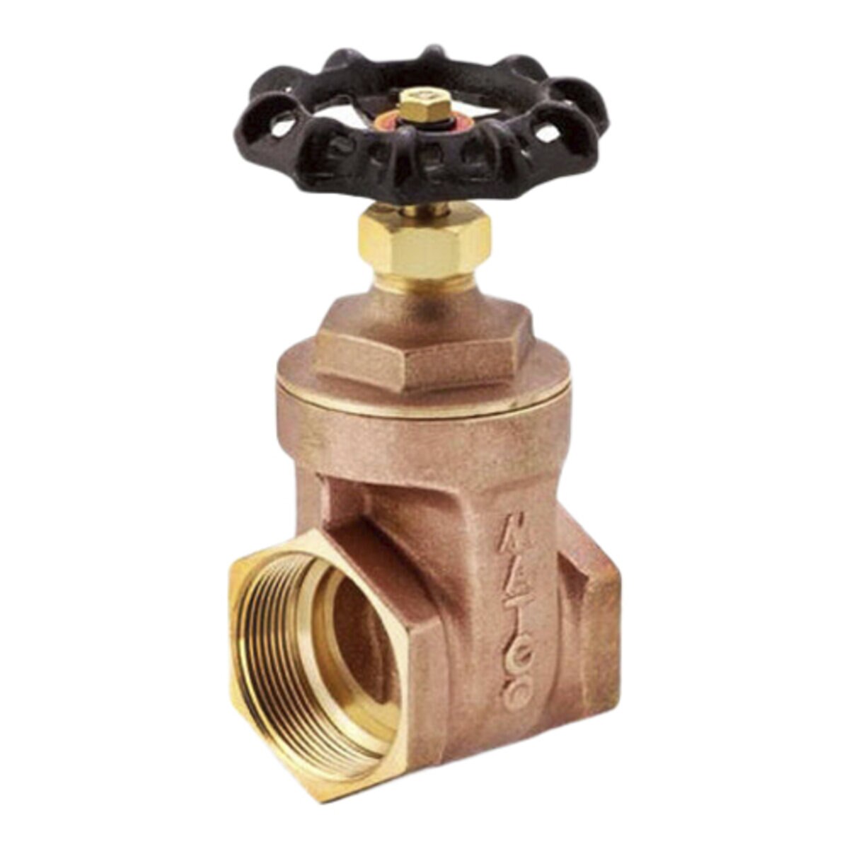 Matco Gate Valve Brass 2 in. FIPT with Wheel Handle