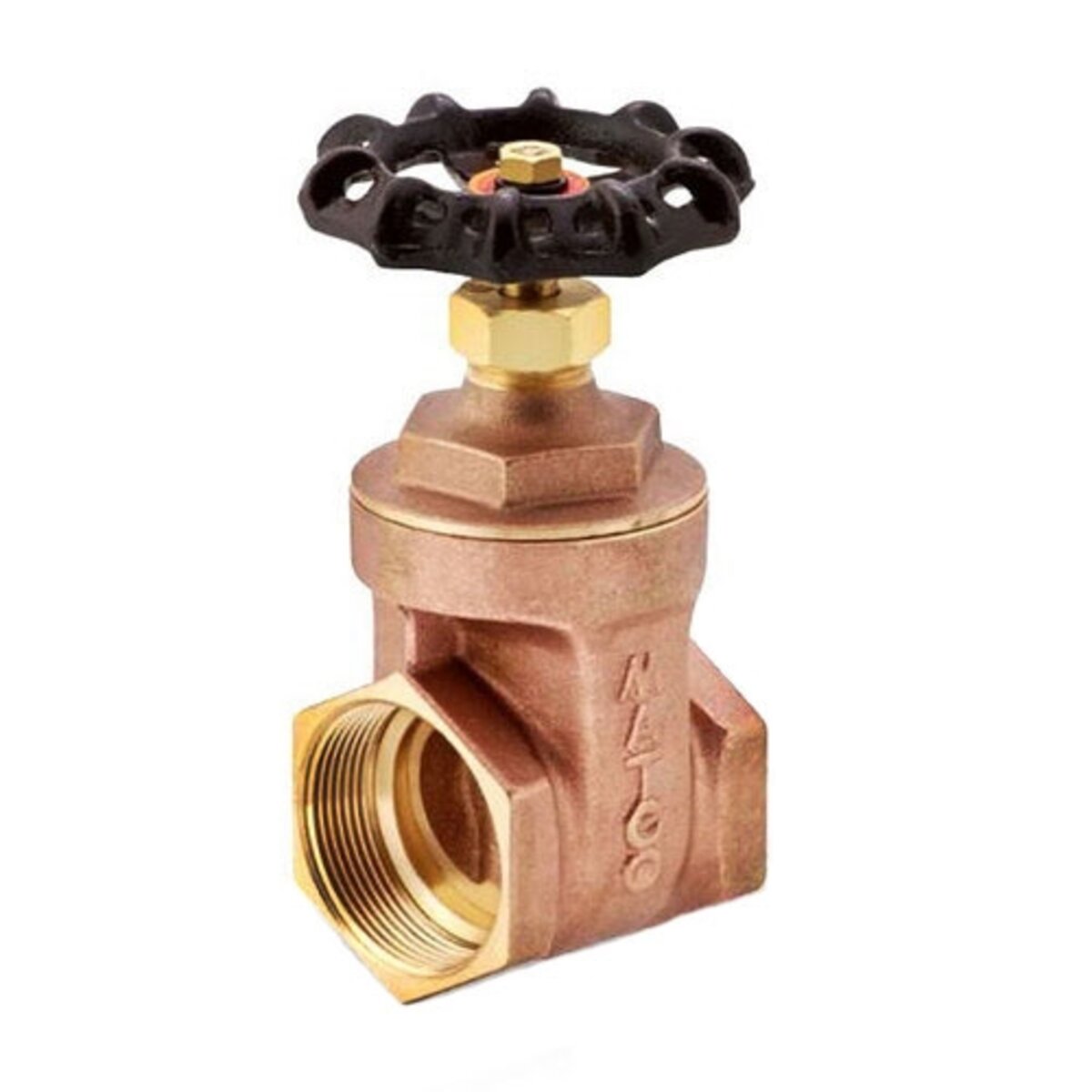 Matco Gate Valve Brass 2 in. FIPT with Wheel Handle