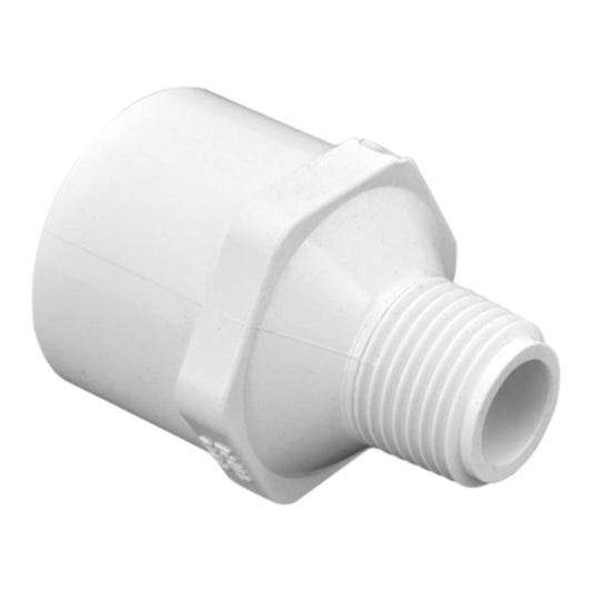 436-074 Sch 40 PVC Reducing Male Adapter 1/2 in. x 3/4 in. MIPT x Socket | Spears