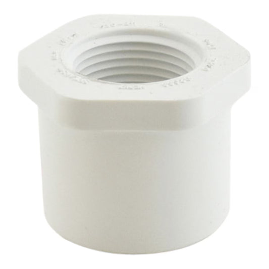 438-211 Sch 40 PVC Reducer Bushing Flush Style 1-1/2 in. x 1 in. Spigot x FIPT | Speaars