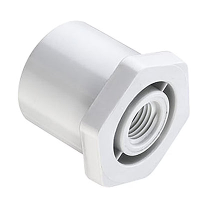 438-211 Sch 40 PVC Reducer Bushing Flush Style 1-1/2 in. x 1 in. Spigot x FIPT | Speaars