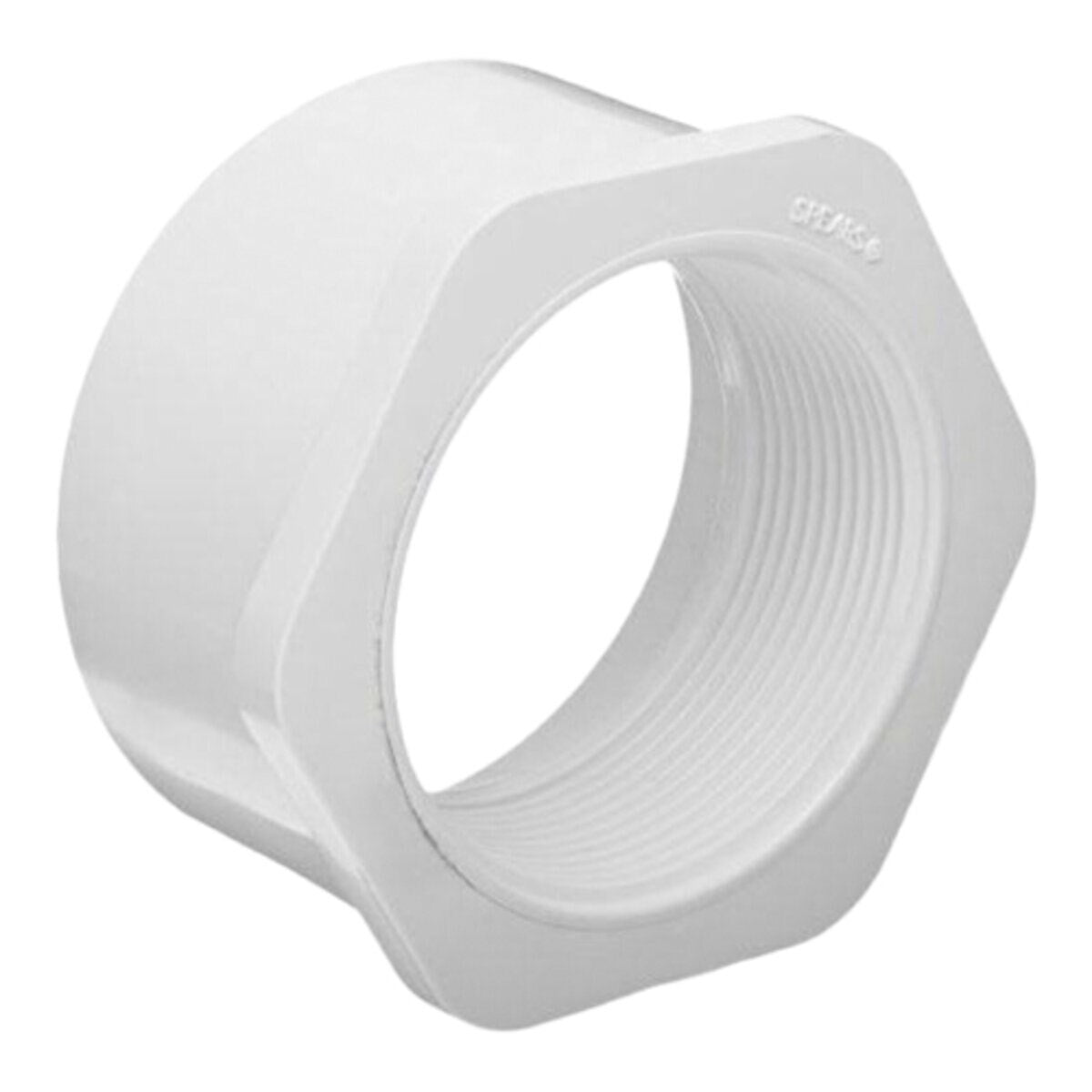 438-212 Sch 40 PVC Reducer Bushing Flush Style 1-1/2 in. x 1-1/4 in. Spigot x FIPT | Spears