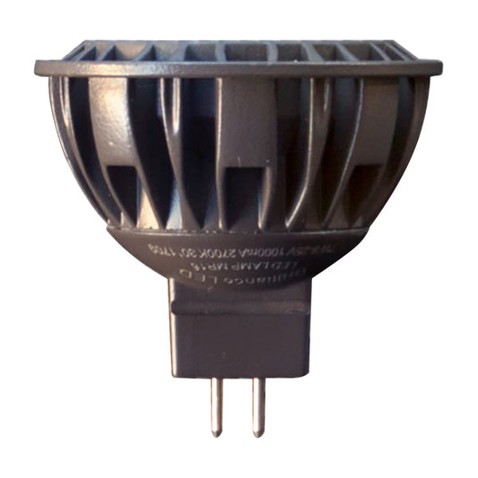 MR16 7 Watt 2700K with interchangeable 15/30/60/120 degree optics