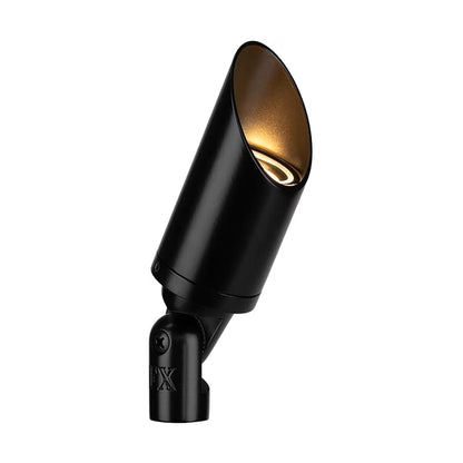 FX Luminaire Black Finish CA51, ECO 9VA, K27, FLD, FB MR16 ACCENT, STAKE