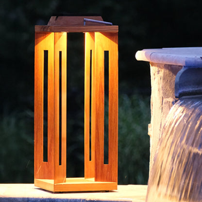 Brilliance-SERENITY-LA-TK-L- Serenity Solar Lantern Teakwood