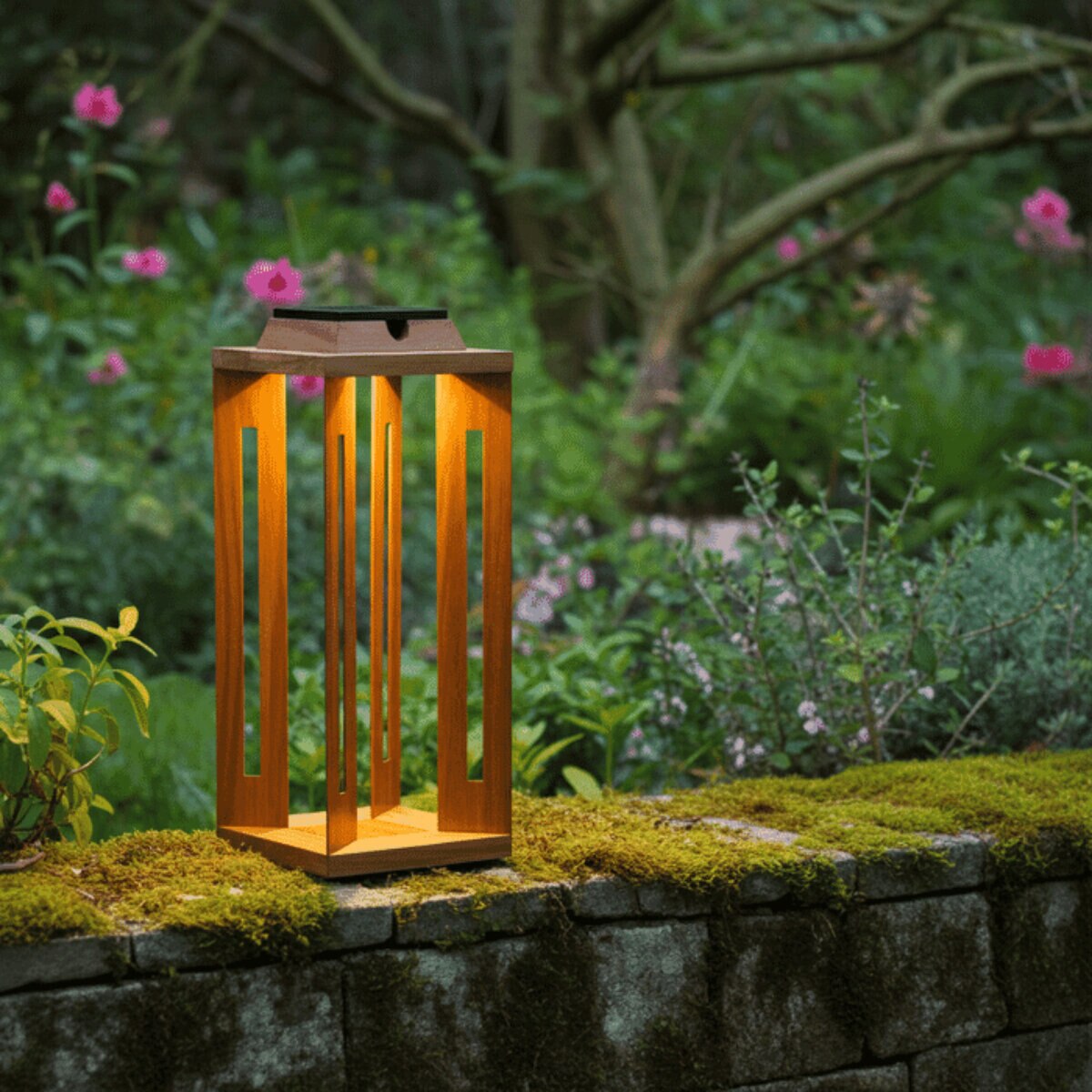 SERENITYLAR-LA-TK-L-Serenity Solar Lantern Teakwood