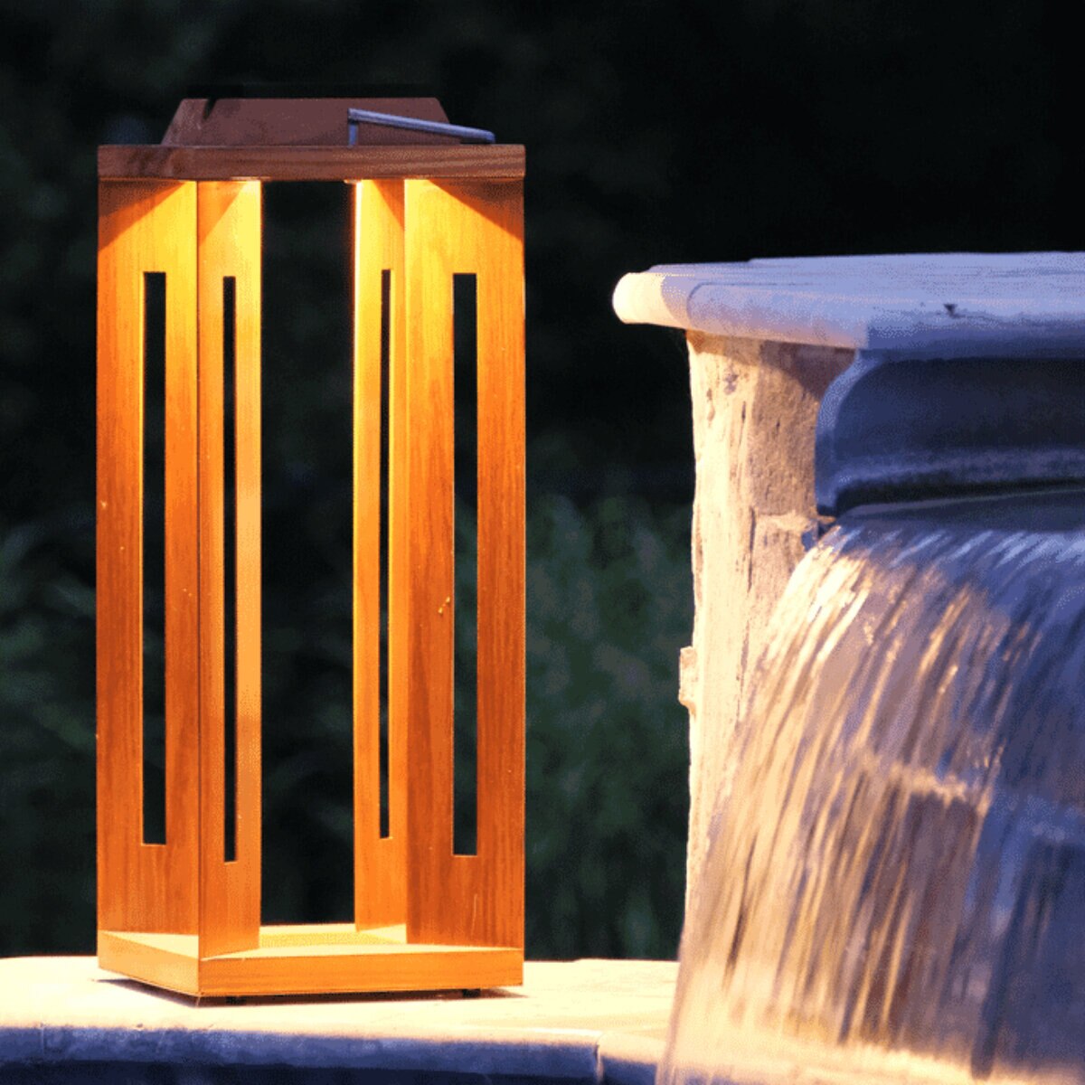 SERENITYLAR-LA-TK-L-Serenity Solar Lantern Teakwood