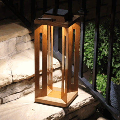SERENITYLAR-LA-TK-L-Serenity Solar Lantern Teakwood