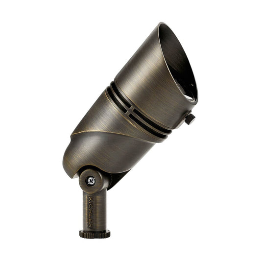 Kichler-16160CBR30- 1200 Lumen VLO 3000K 15 Degree Spot Brass