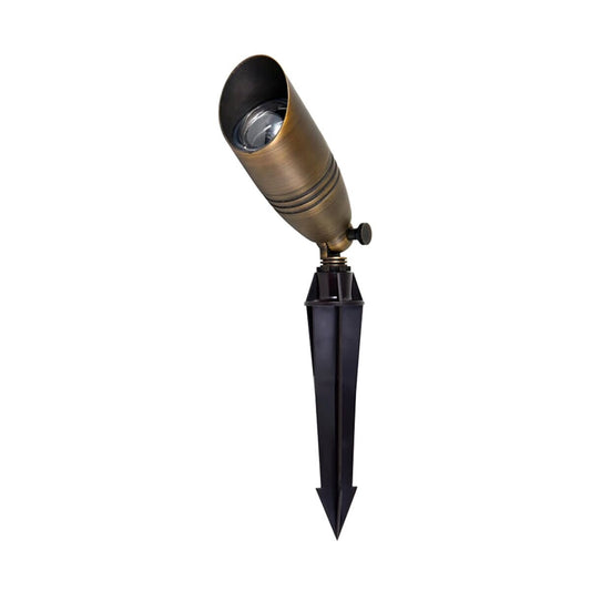 Elitco  C030L-DB MR-16 Spring Loaded Brass Bullet Dark Brass