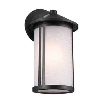59100BK  Lombard 16.5 1 Light Wall Light Black