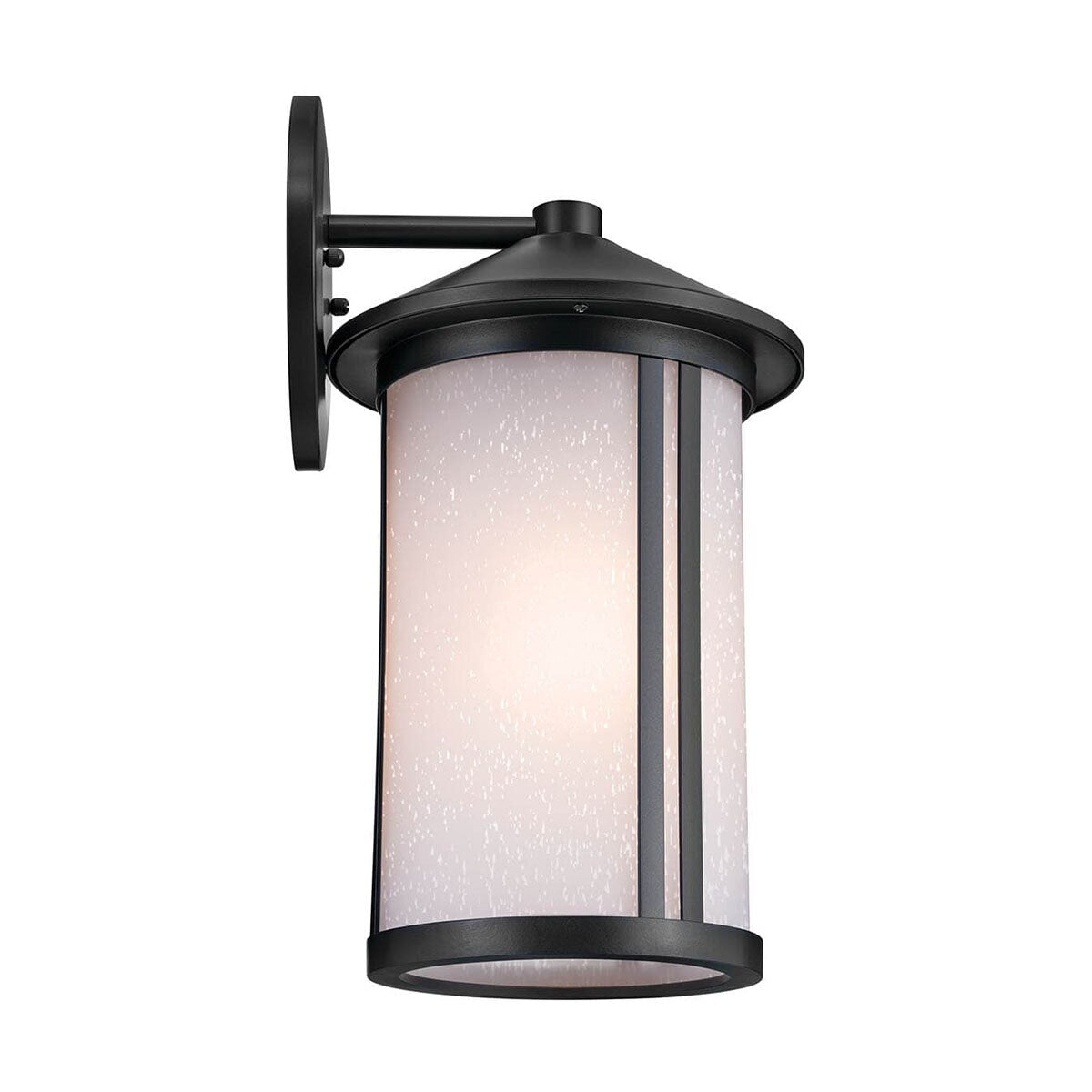 59100BK  Lombard 16.5 1 Light Wall Light Black