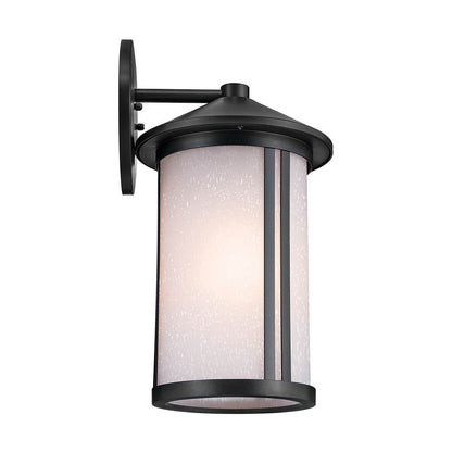 59100BK  Lombard 16.5 1 Light Wall Light Black