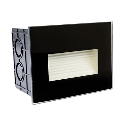 Dabmar  LV654-LED3.5-BK  Glass Step Light- Black