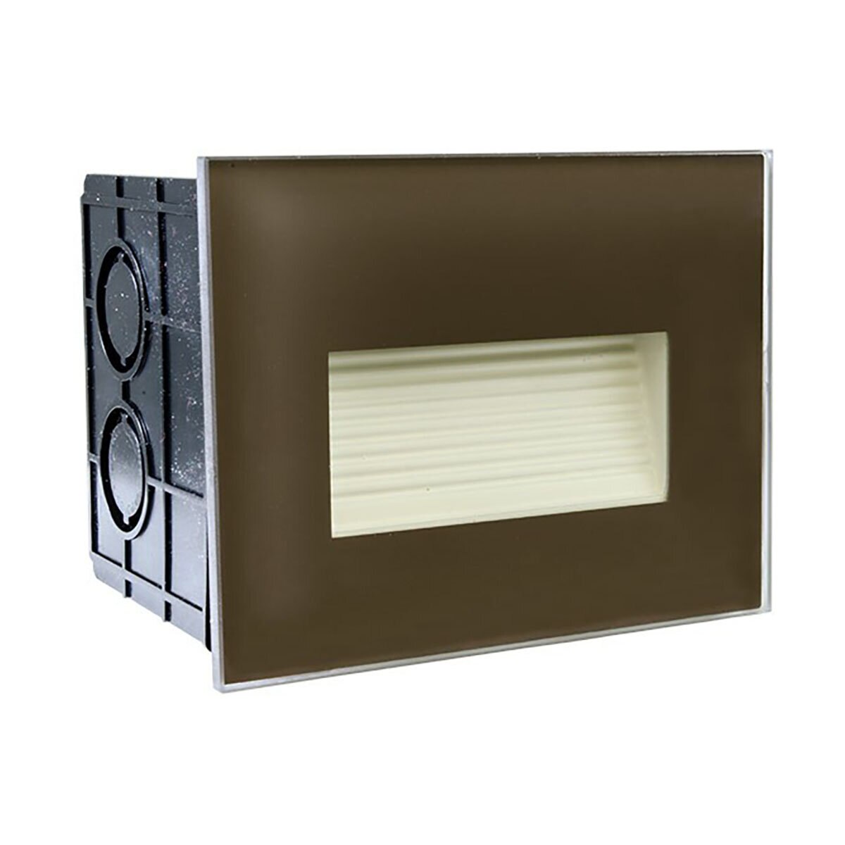 Dabmar  LV654-LED3.5-BZ  Glass Step Light- Bronze