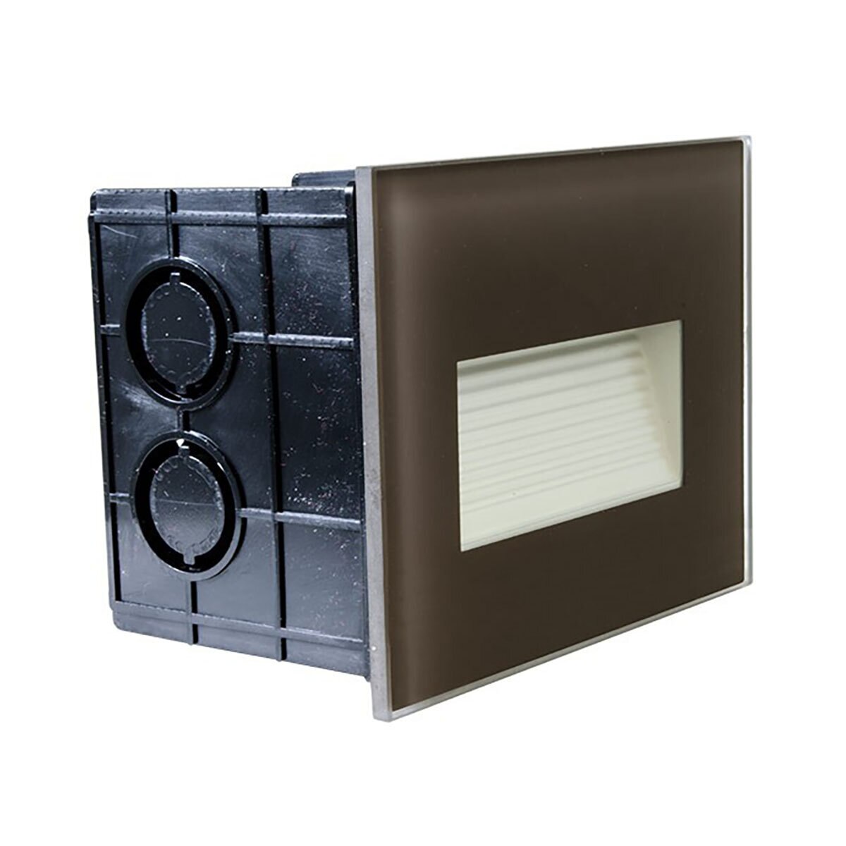 Dabmar  LV654-LED3.5-BZ  Glass Step Light- Bronze