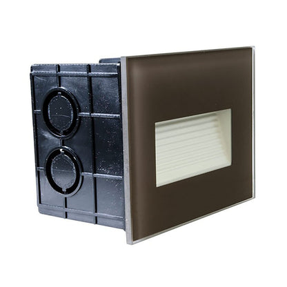 Dabmar  LV654-LED3.5-BZ  Glass Step Light- Bronze