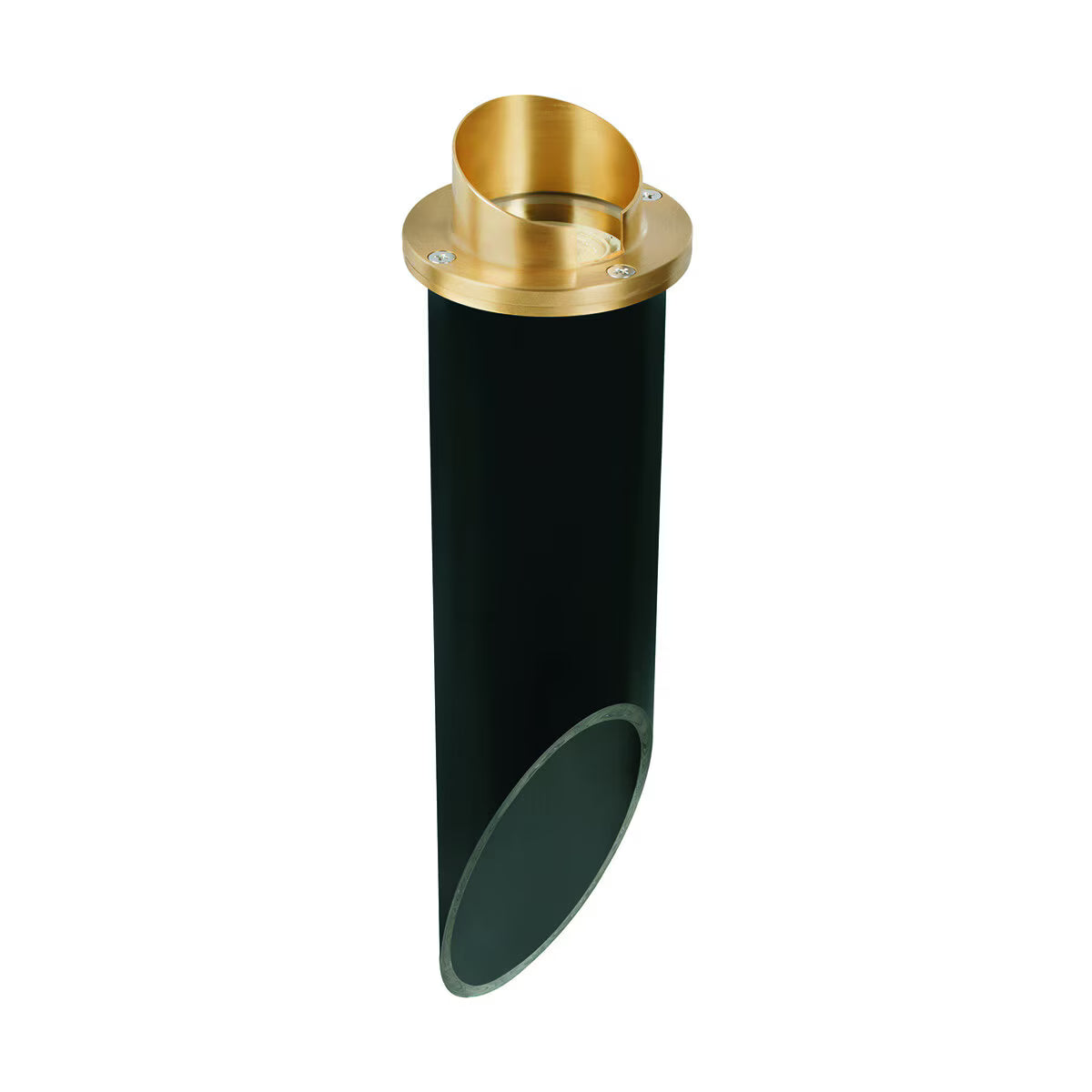 Corona Lighting  CL-302-BR  Brass MR 16 Well Light With Shroud