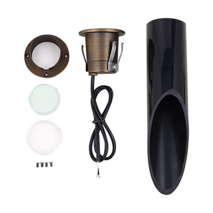 Elegant Lighting  C201E-AB  Eyebrow Well Light