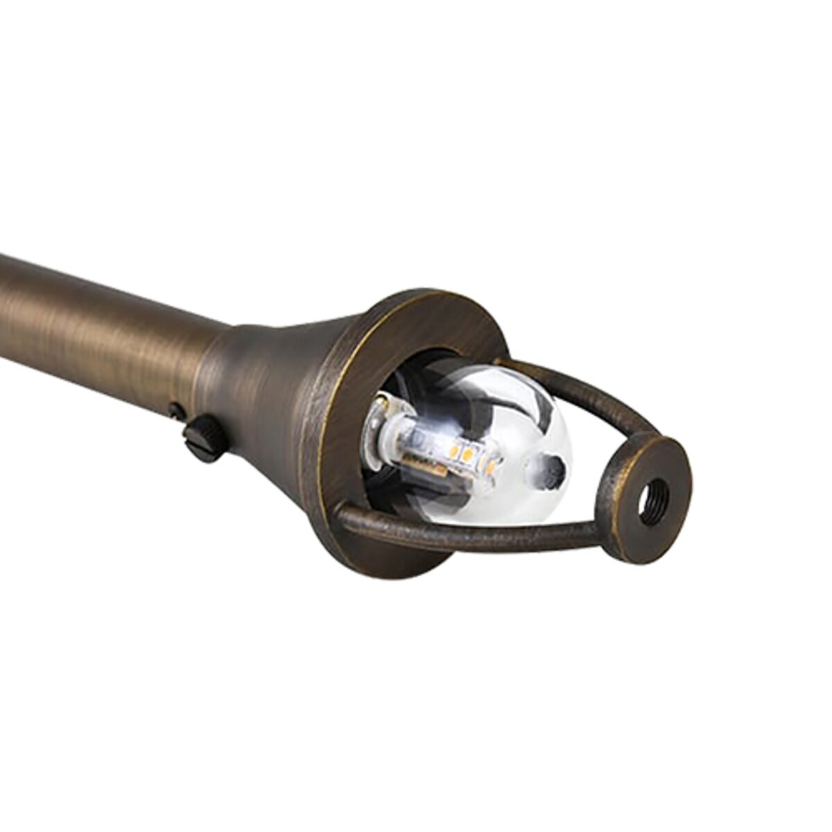 Elegant Lighting   P804-DB  P804-DB  Elitco 9 in. 2-Tiered Darkened Brass Path Light