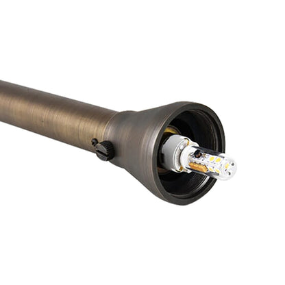 Elegant Lighting   P804-DB  P804-DB  Elitco 9 in. 2-Tiered Darkened Brass Path Light