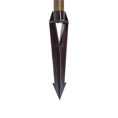 Elegant Lighting   P804-DB  P804-DB  Elitco 9 in. 2-Tiered Darkened Brass Path Light