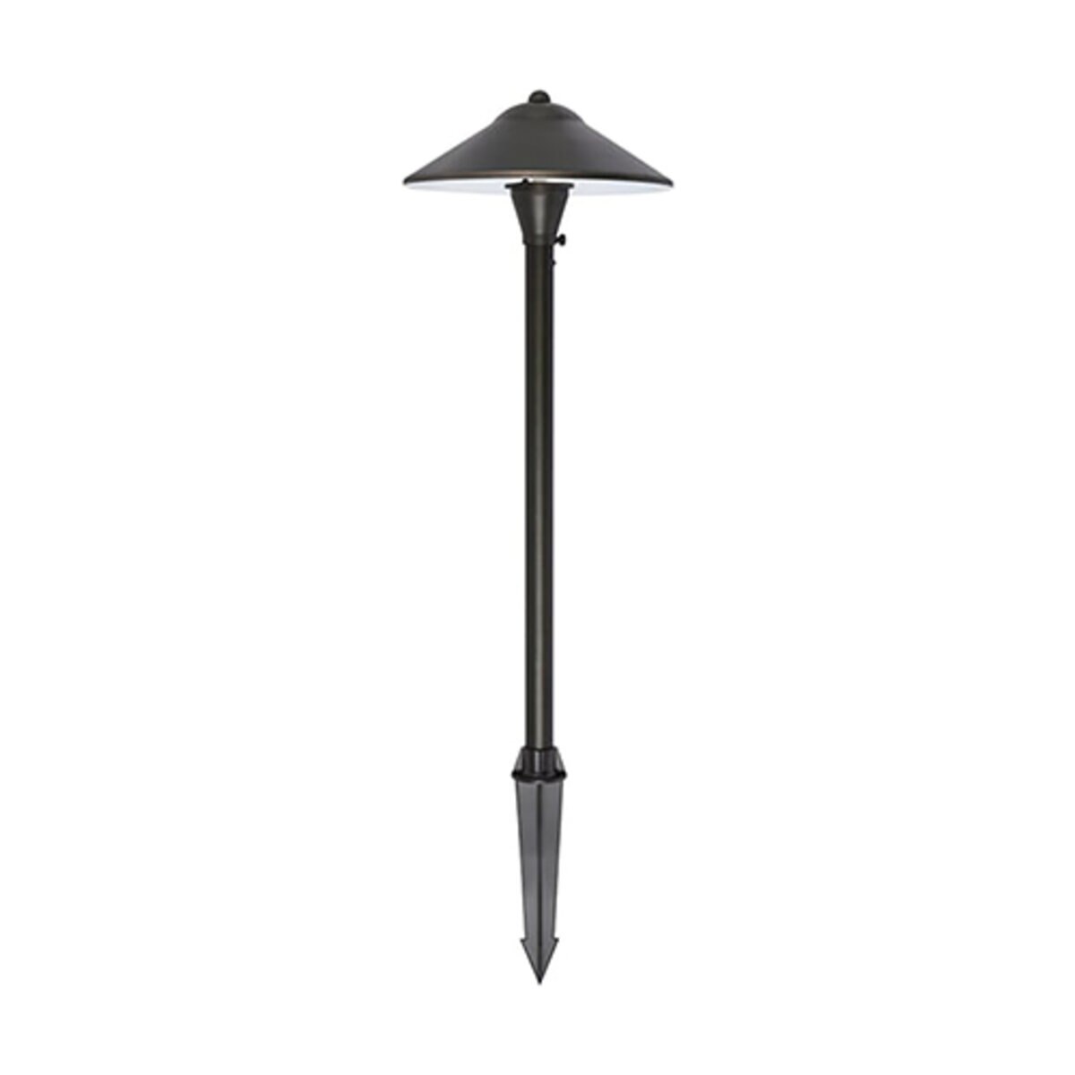 Elegant Lighting  P800-DB  Elitco 9 in. Darkened Brass Path Light