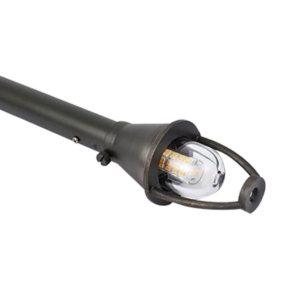 Elegant Lighting  P800-DB  Elitco 9 in. Darkened Brass Path Light