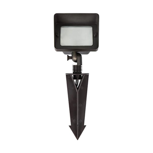 Elegant Lighting   C048V1-DB  Elitco Dark Brass 2-Socket Large Flood Wall Washer, Integrated Warm White LED, CRI 80