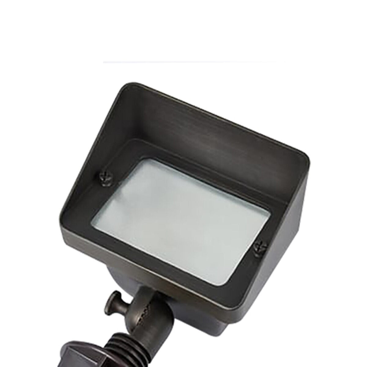 Elegant Lighting   C048V1-DB  Elitco Dark Brass 2-Socket Large Flood Wall Washer, Integrated Warm White LED, CRI 80
