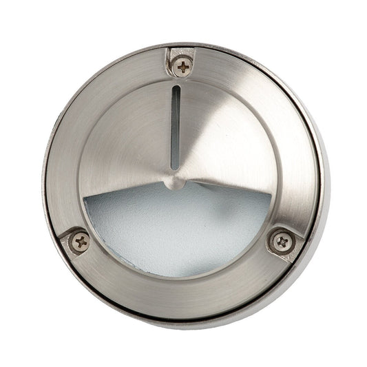 Illumicare NYX-SS  Deck/Niche Light Stainless Steel 12V LED Ground Mount (Lamp Not Included) - Dimensions: 1-5/9 in. x 3-4/9 in.