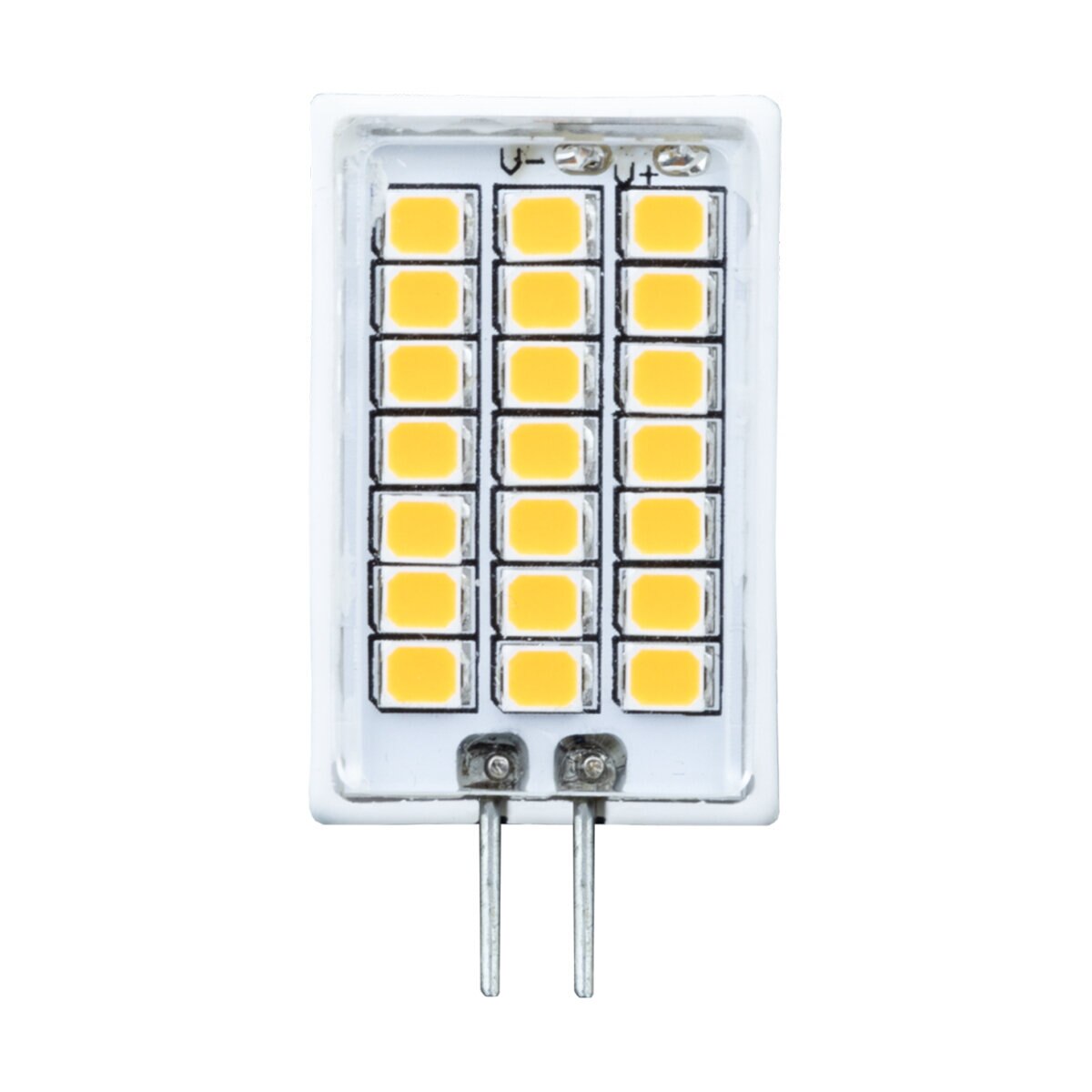 Brilliance LED Rectangle G4 Wafer Bipin 3000K 2W Light Bulb