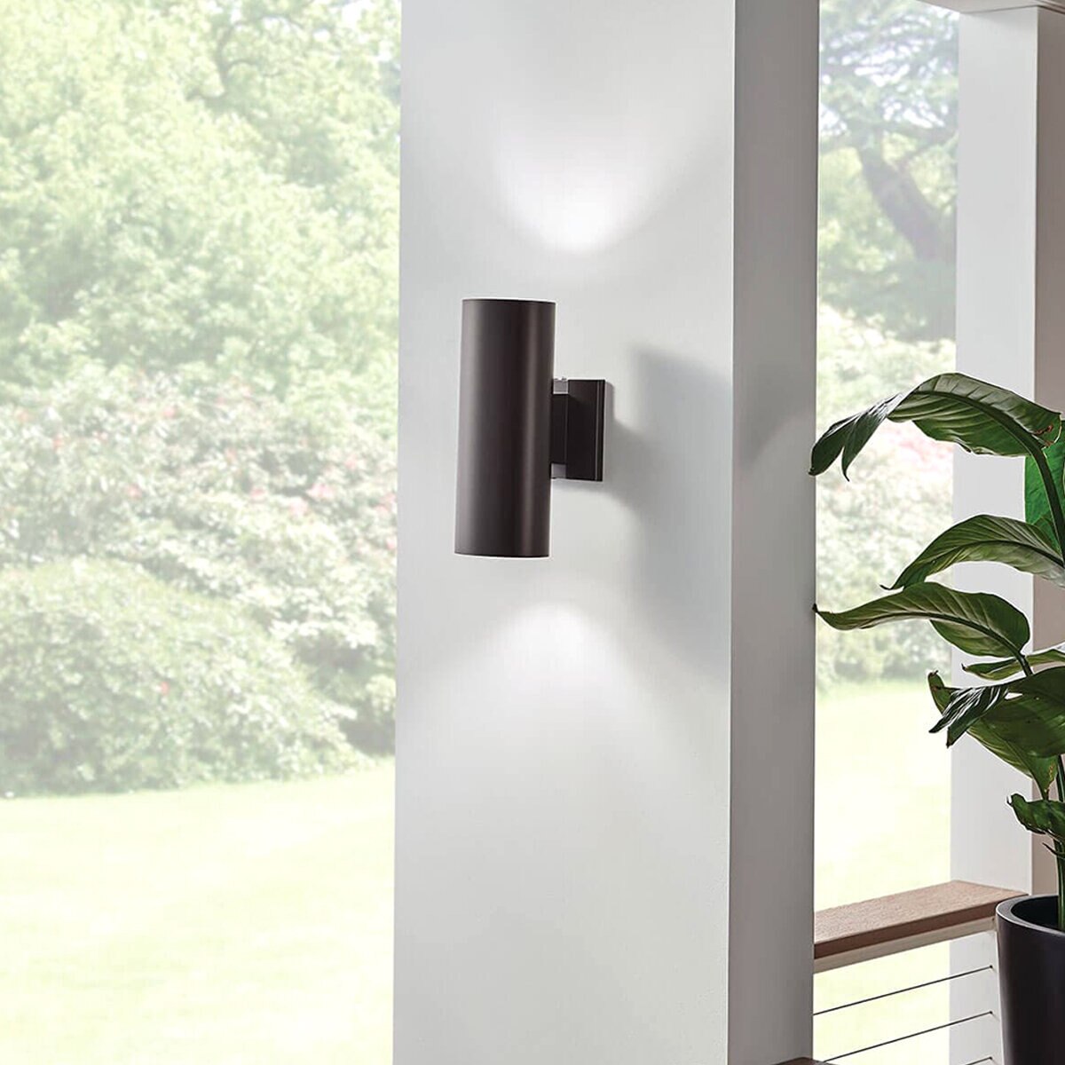 Kichler-9244AZ- 12274 Wall Light Architectural Bronze Finish 12 in. x 4.5 in. Dimmable LED, 120V, Aluminum Housing