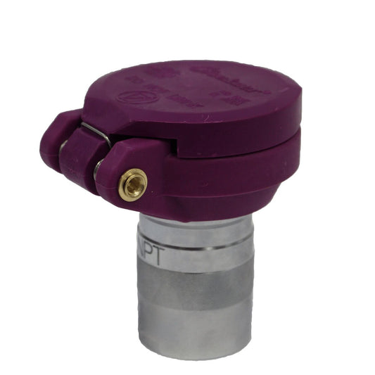 Quick Coupling Valve with Purple Non-Locking Cover 1 FIP Buckner