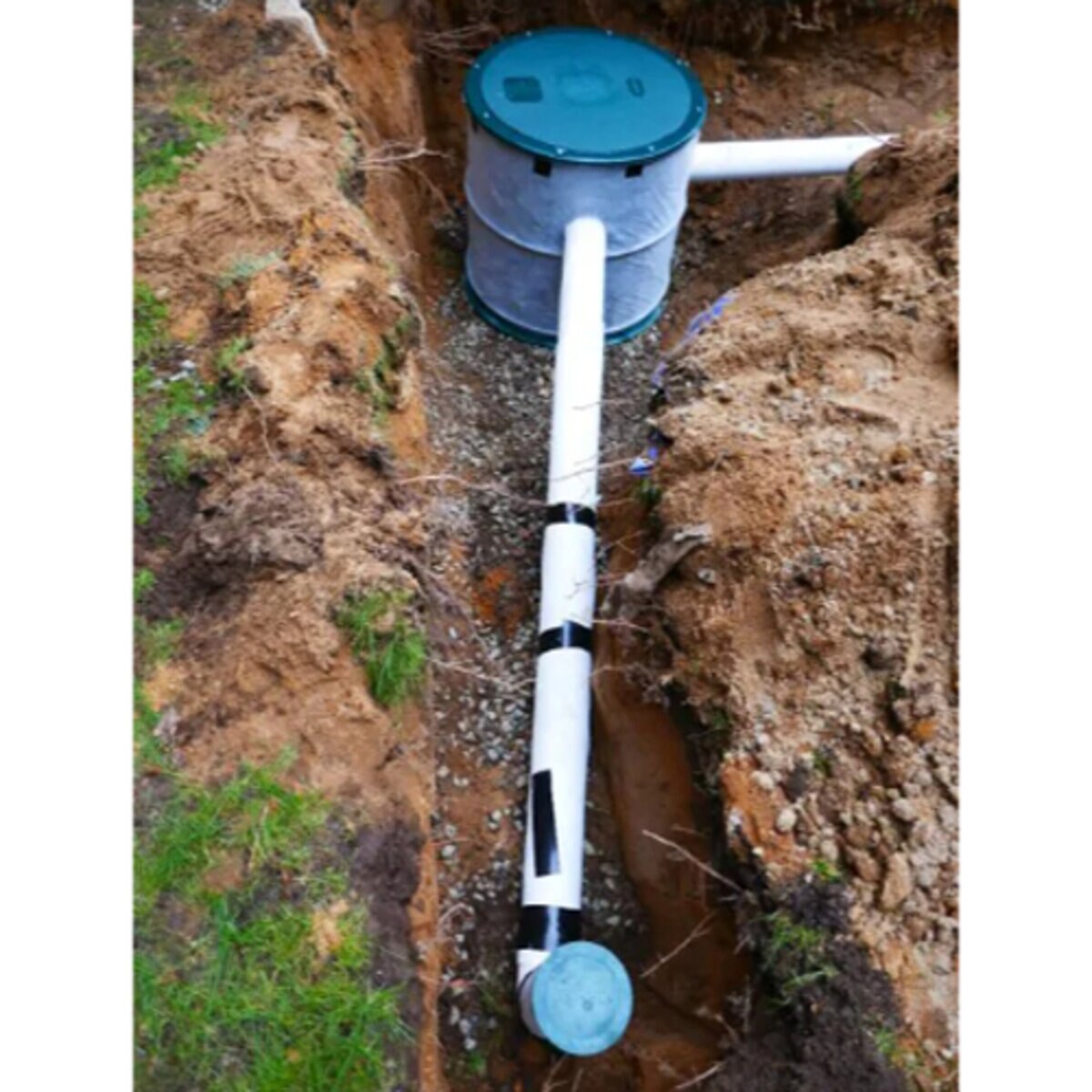 Polylok 6 in. Flow Grate Green (Pop-Up)