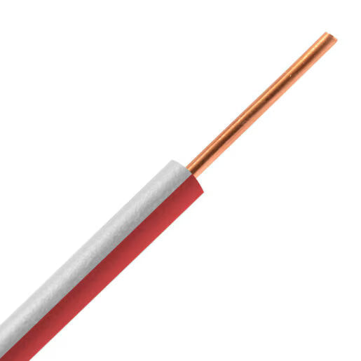 UF Wire White/Red Stripe 14 Gauge 1 Conductor 2,500 ft.