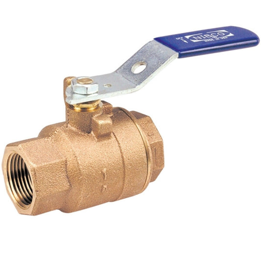 Nibco T-580-70 Standard Port Ball Valve Bronze 1-1/2 in. FIPT