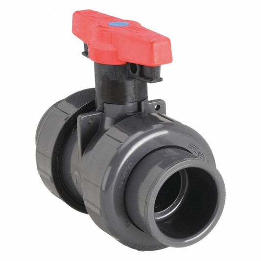 Spears True Union 2000 Ball Valve 1 in. Socket x FIPT PVC w/EPDM O-Rings