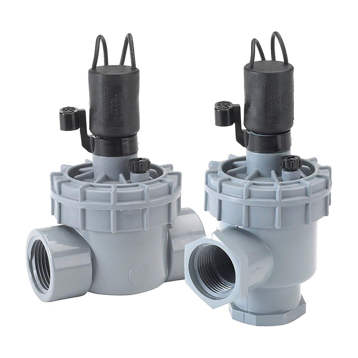 Irritrol Globe Valve 1 in. w/ Flow Control Male x Barb