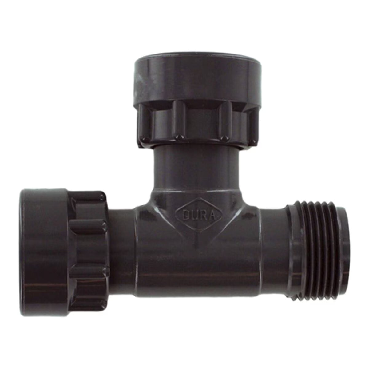 Dura Single Port Manifold Tee 1 in. Swivel x MIPT x Swivel with O-Ring