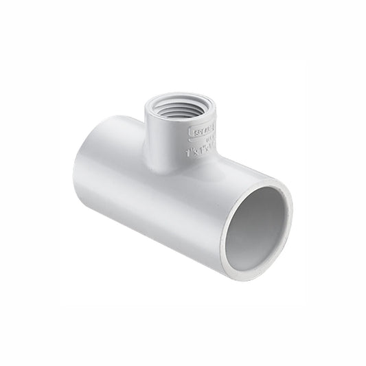 402-074  1/2 in. x 3/4 in. Red Tee Soc X Fipt PVC Fitting | Spears