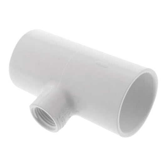 402-166 Sch 40 PVC Reducing Tee 1-1/4 in. x 1/2 in. Socket x FIPT | Spears