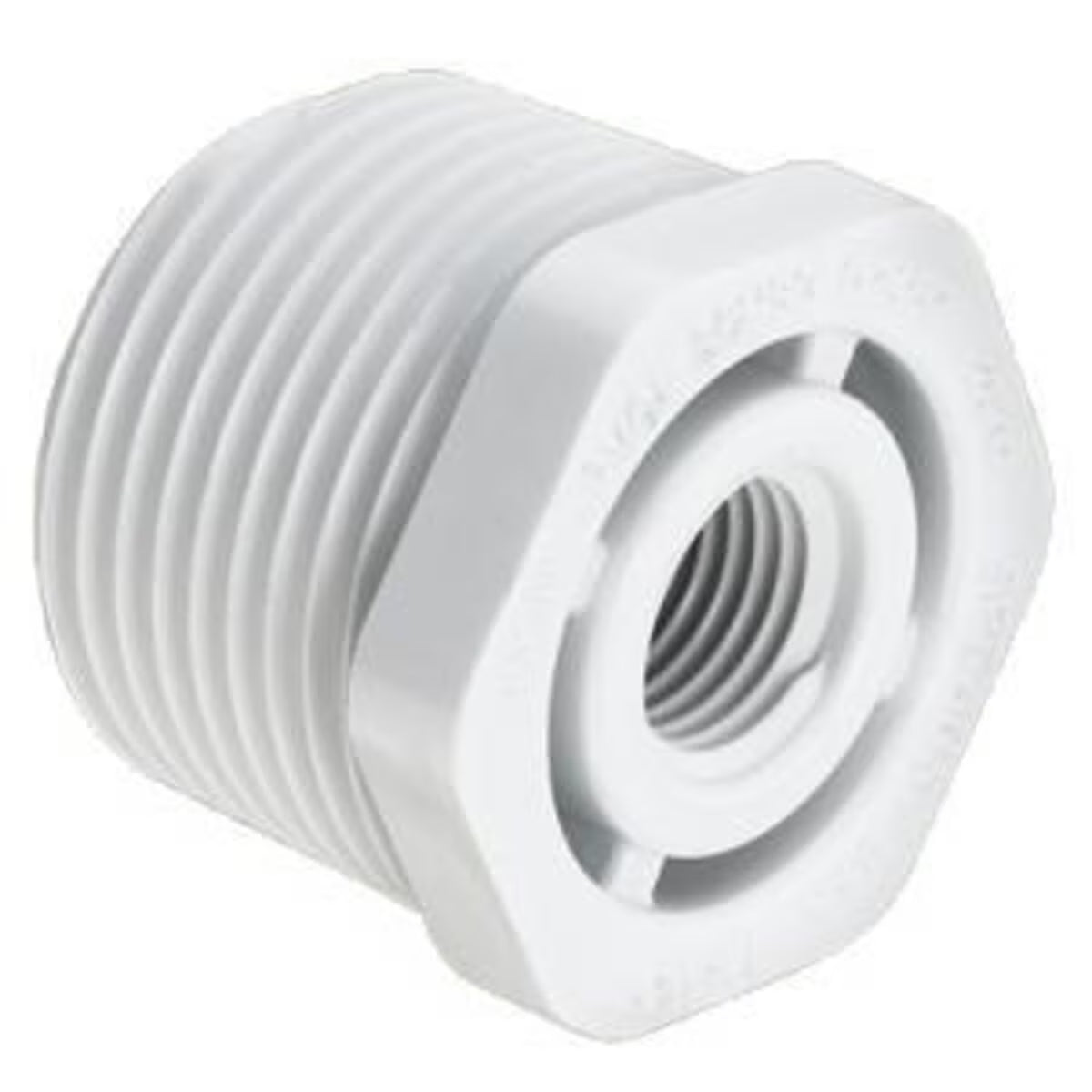 439-101 Sch 40 PVC Reducing Bushing 3/4 in. x 1/2 in. MIPT x FIPT | Spears