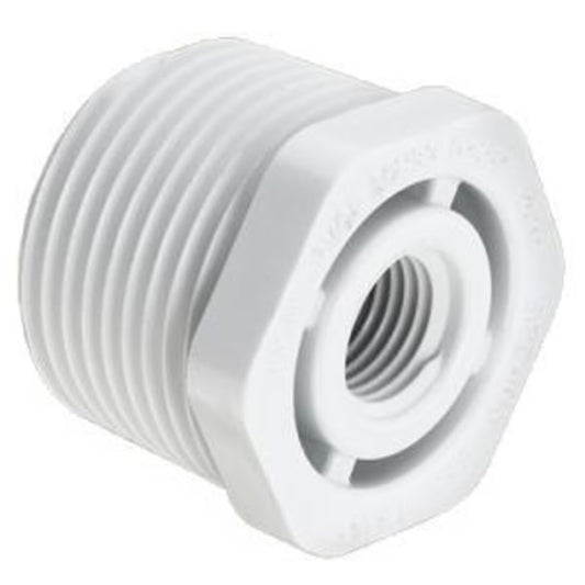 439-101 Sch 40 PVC Reducing Bushing 3/4 in. x 1/2 in. MIPT x FIPT | Spears